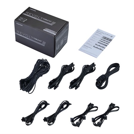 Phanteks Revolt Cable Kit, PCIe Gen5 Starter Set, Black